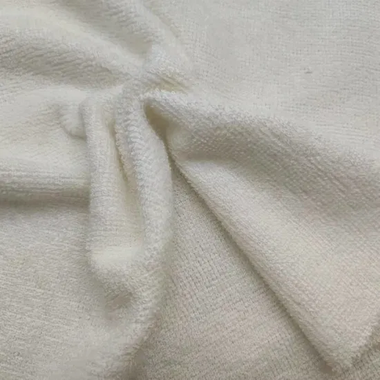 100% хлопок, окрашенная ворсовая флисовая трикотажная ткань для полотенец для домашнего текстиля